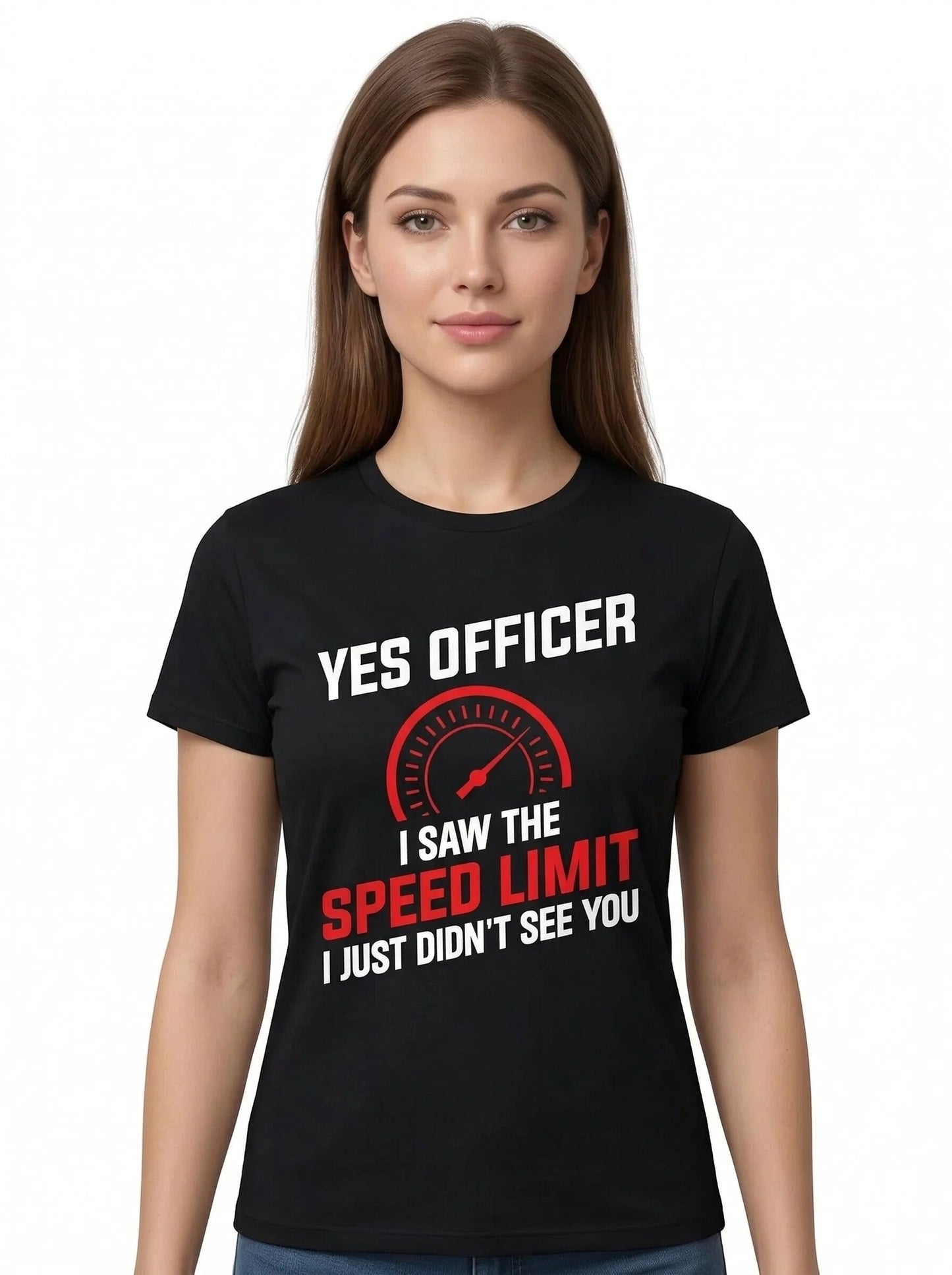 Adult Humorous Graphic Tee – “I Just Didn’t See You”