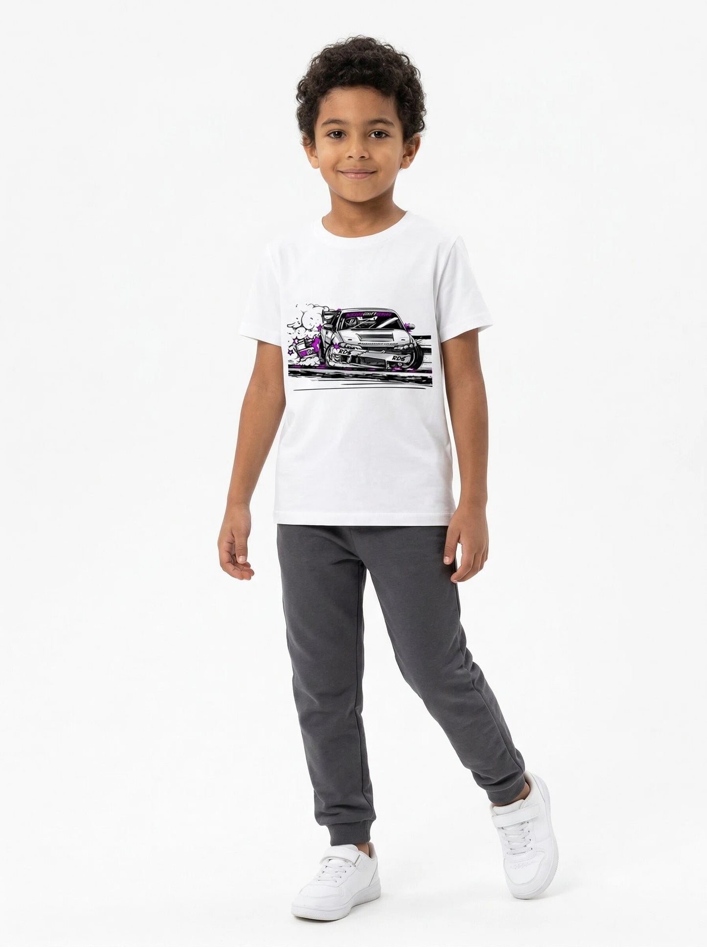 Kinder-T-Shirt „Pro Drifter“ Drift Attack