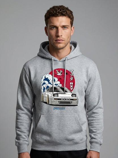 JDM Heritage: Mazda RX-7 FC3S "Great Wave" Hoodie