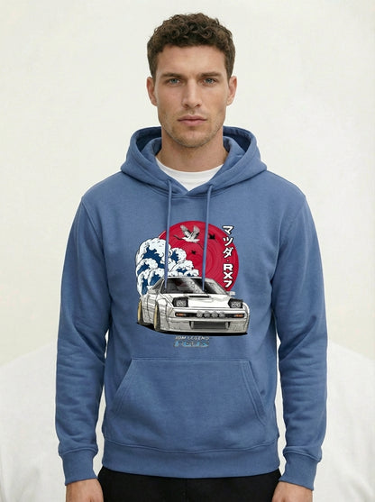 JDM Heritage: Mazda RX-7 FC3S "Great Wave" Hoodie