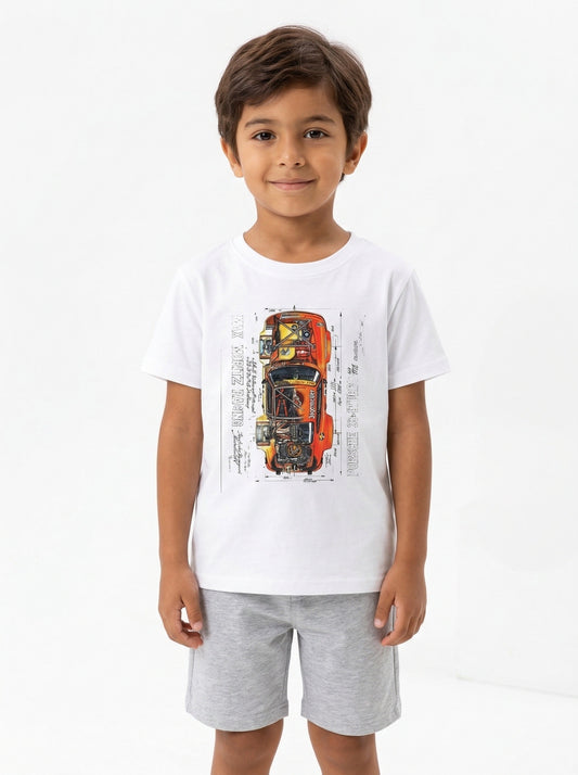 Kids’ “Max Moritz Racing” Porsche 934 Graphic Tee