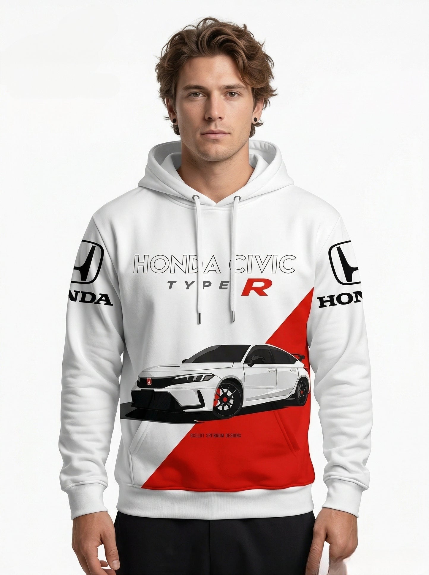 Honda Type R “Racing Spirit” 3D Graphic Hoodie Collection