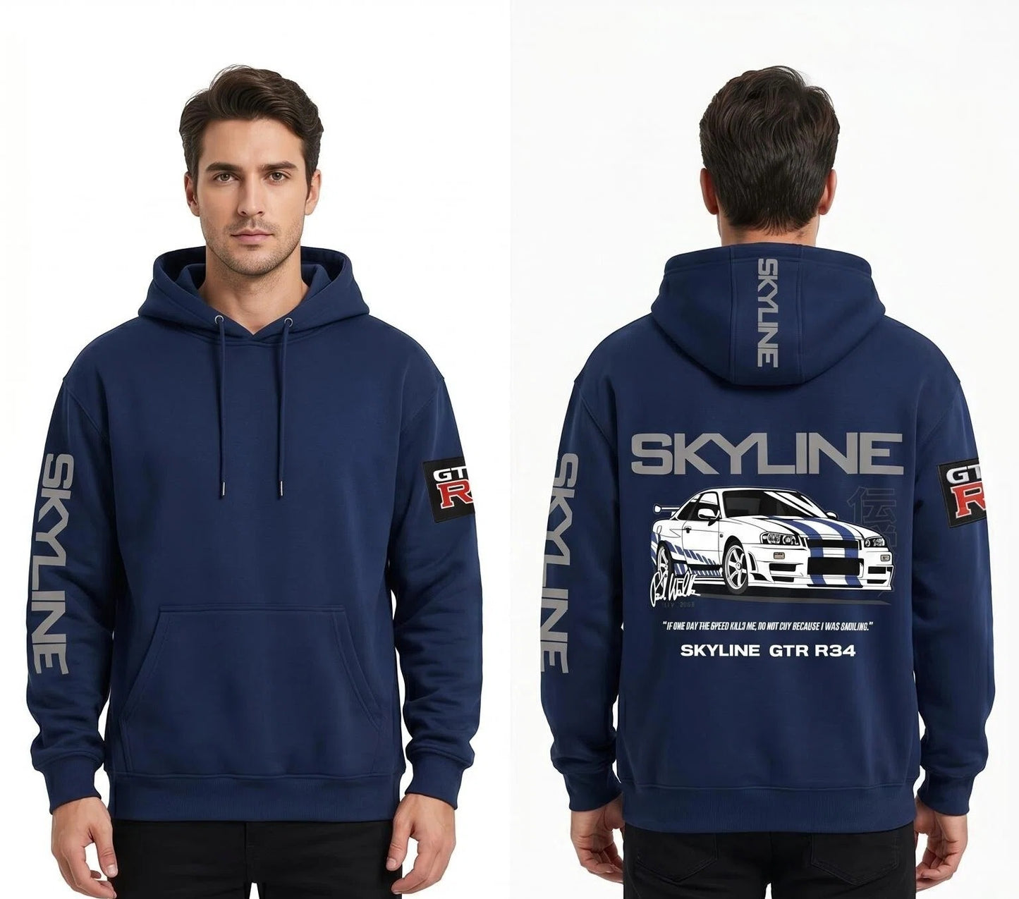 Skyline R34 Signature Hoodie – Legacy Edition 1#