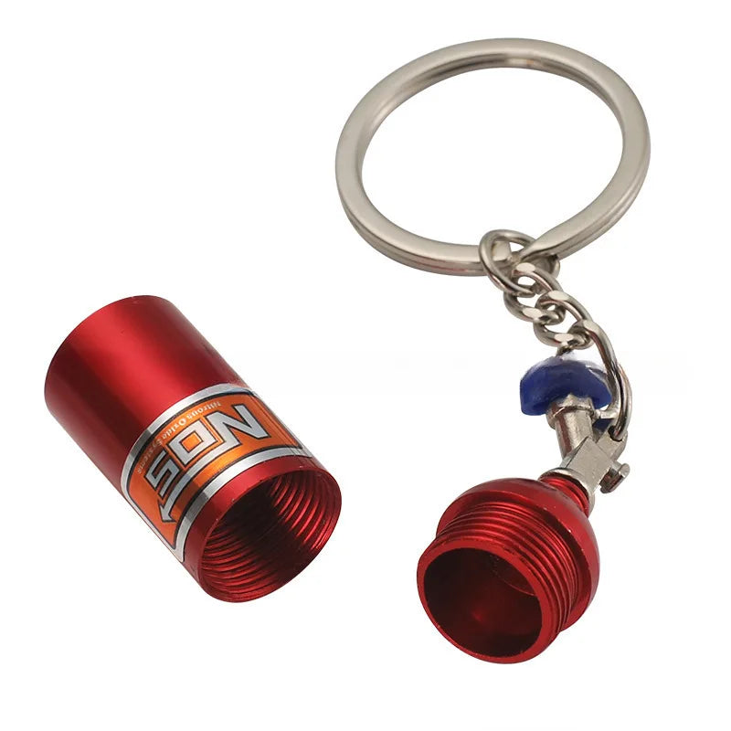 NOS Nitro Blast Funktioneller Schlüsselanhänger
