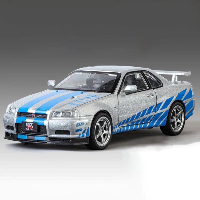 1:32 Skyline GT-R R34 „Godzilla“ Diecast Modell