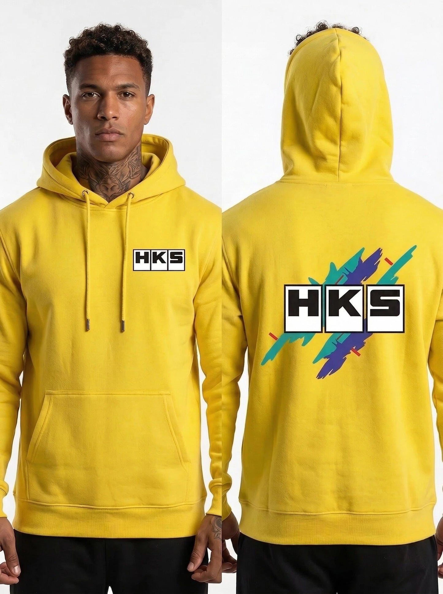 سلسلة HKS JDM Tuner – هودي فاخر من الصوف