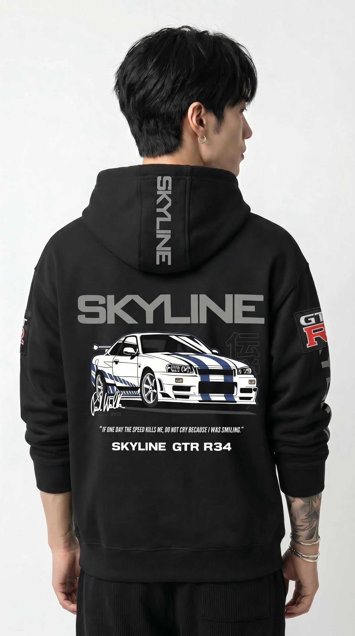 Skyline R34 Signature Hoodie – Legacy Edition