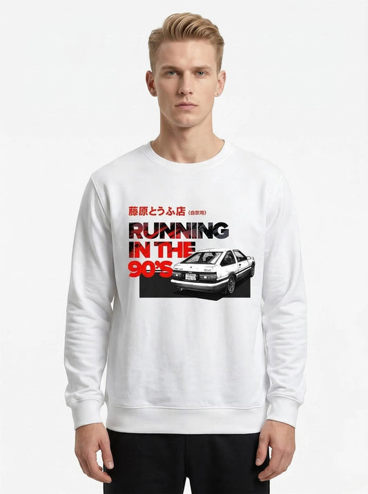 Men’s “Running in the 90’s” AE86 Sweatshirt