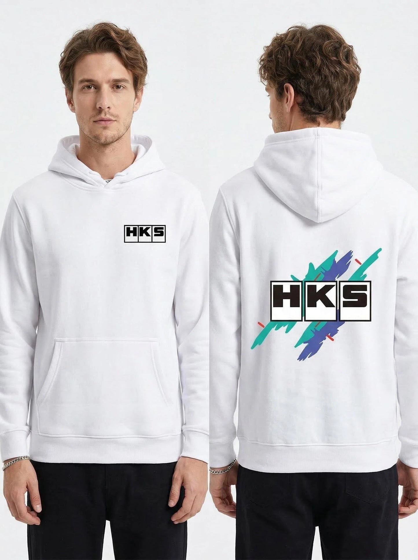 سلسلة HKS JDM Tuner – هودي فاخر من الصوف