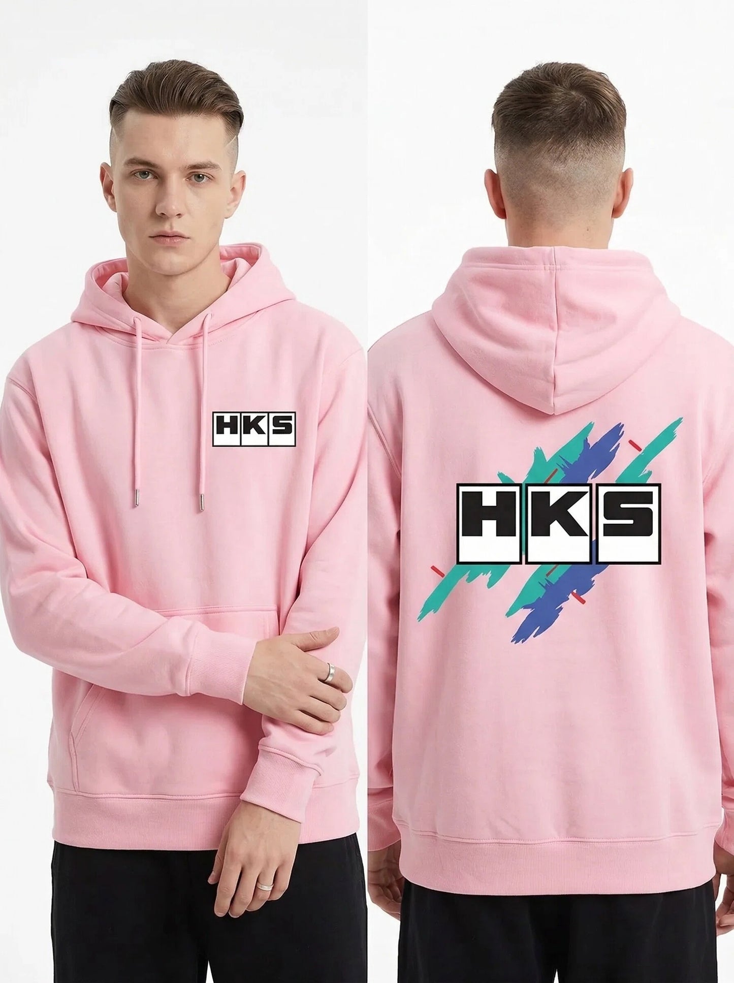 سلسلة HKS JDM Tuner – هودي فاخر من الصوف