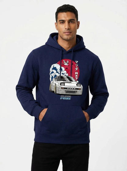 JDM Heritage: Mazda RX-7 FC3S "Great Wave" Hoodie