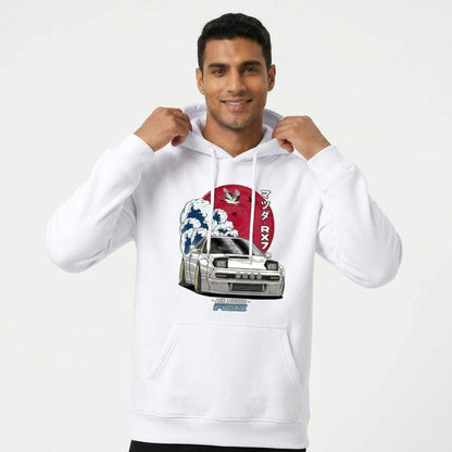 JDM Heritage: Mazda RX-7 FC3S "Great Wave" Hoodie